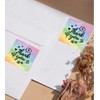 Phomeo 50x50mm Labels Rainbow Pattern 500pcs/Roll Phomemo 2" Round Rainbow