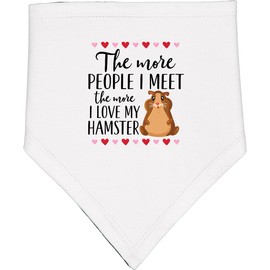 inktastic Hamster Funny Childs Outfit Baby Bandana Bib White and Black 3e167