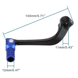 GOOFIT Blue Black Gear Lever Gear Lever Aluminium Alloy Gear Lever Foldable Foot Shifter Replacement for Most of Motorcycle ATV CRF110 110CC 50cc 70cc 110cc 125cc PitBike Quad Dirbike