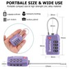 SharkByte TSA Approved Suitcase Locks - 4 Digit Security Travel