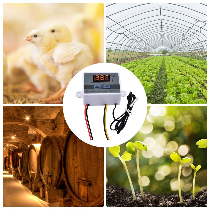 Diymore XH-W3001 Digital Temperature Controller with Sensor DC 12 V