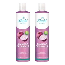 Shampoo Sheló Nabel Cebolla 530 Antioxidante Fuerza 2pz