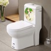 Honbay 3D Toilet Seat Stickers Decals, Waterproof and Removable (Lotus