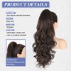 Ponytail Extension 24 Inch Claw Clip in Ponytail Extension for