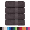 vidaXL Gästetücher 4 STK. Anthrazit 30x50 cm 360 g/m² 100%