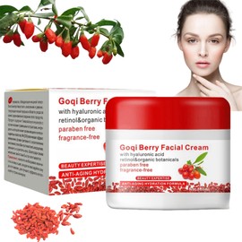 100g Go-ji Berry Facial Cream,Face Moisturizer,Anti-Aging Antioxidant Berry Face Cream,Anti Wrinkle Cream,Anti Aging Face Moisturiser,Face Cream for Face Care,Skin Tightening Cream for Face,Day Cream