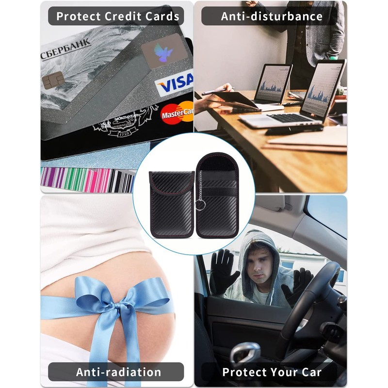 Radisoph Keyless Go Protection Car Key Signal Blocking Bag, Pack