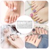 Pack of 150 Polygel Nail Shapes for Toes, 15 Sizes,