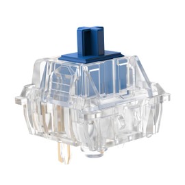 DUROCK Silent Linear Switches, Classic Blue Stem 5 Pins DUROCK Silent Switches, Pre-lubed MX Silent Key Switches (DUROCK Dolphin 62g, 70pcs)