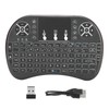 Mini Wireless Keyboard Backlit Black 2.4G RF 10-Meter Working Distance