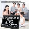 Cryfokt Large Display Digital Calendar Alarm Clock with Remote Control