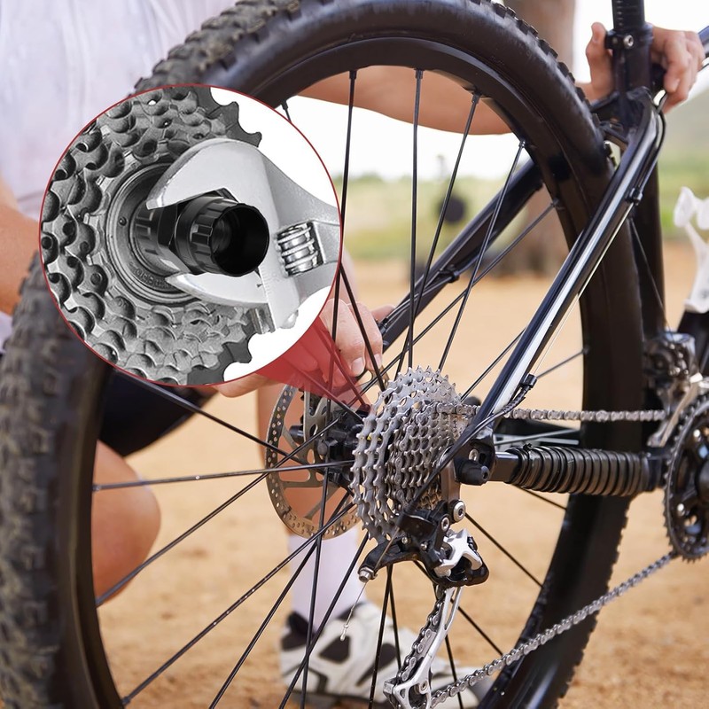 SIXHAOBU Sprocket Puller, 2-in-1 Bicycle Tool, Sprocket Puller for Sprocket