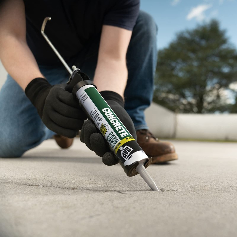 DAP Concrete and Mortar Filler and Sealant, Gray, 10.1 Oz