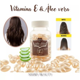 Peniel Cosmetics Vitamina E Y Áloe Vera Humectante Capilar Cabello Sano