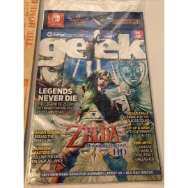 New🎁Legend of Zelda Skyward Sword Gamecenter Geek Magazine Issue 13 w Poster