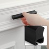 goldenwarm 5 Pack Adjustable Black Cabinet Handle,Matt Black Drawer Pulls
