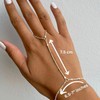 YANCHUN Hand Chain Bracelet Gold Bracelets for Women Link Chain