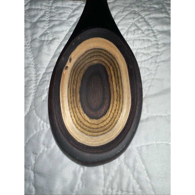 Core NWT CORE Pakka Wood Spoon Solid Tan And Brown