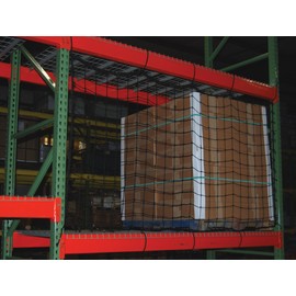 Vestil PRN-99-4 Nylon Pallet Rack Netting, 99" Length, 0.1875" Width, 48" Height