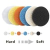 6“Buffing Polishing Pads, 9Pc 6.5 Inch Face 150mm Backing Plate