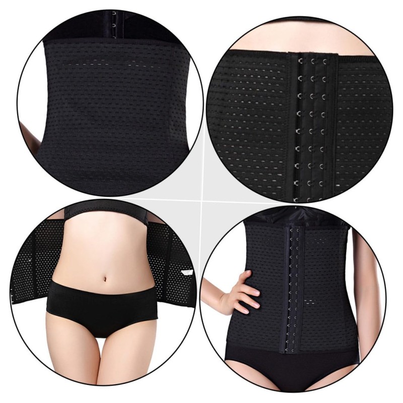 Sosoport 3 Pcs Belt Corset Waist Slimmer High Elastic Recovery