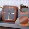 YISUN Waterproof PU Couch Seat Covers, Stretch Individual Seat Cushion