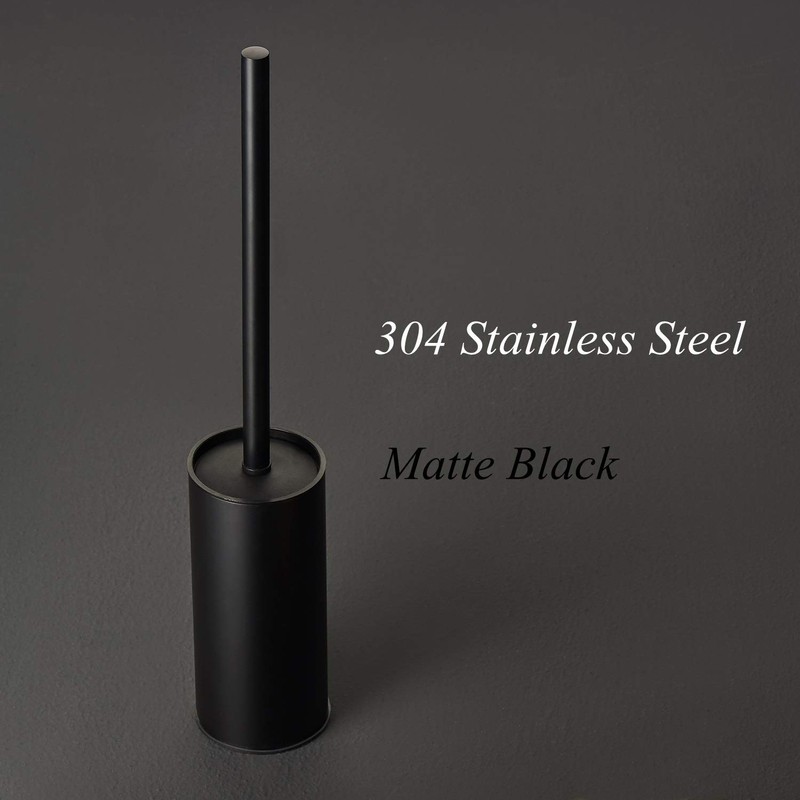 BGL Stainless Steel 304 Black Toilet Bowl Brush and Holder