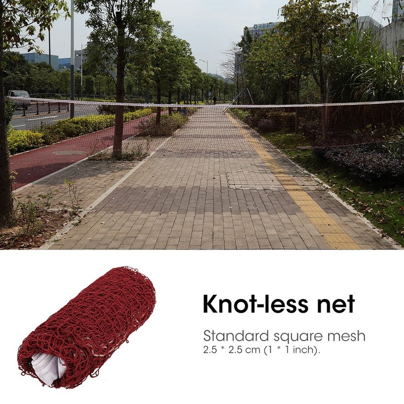 Badminton Net, Portable Durable Adjustable Foldable Training Badminton Mesh Net