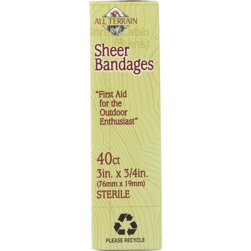 All Terrain Bandage Sheer 3/4In X 3In 40 Ct