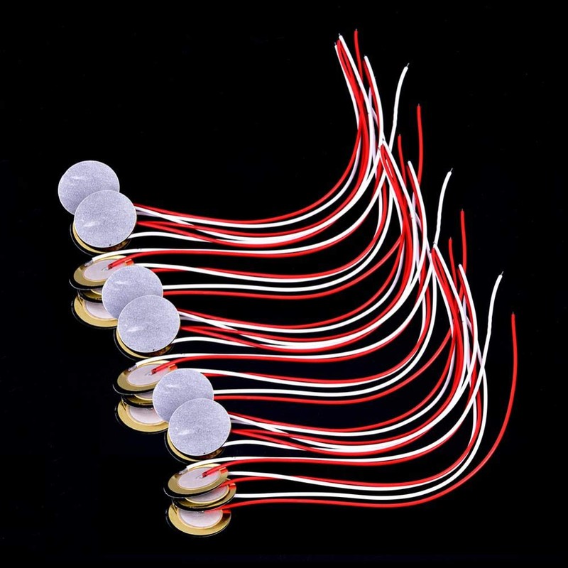 Alomejor Piezo Disc High Sensitivity Guitar Piezo Element Sensor with