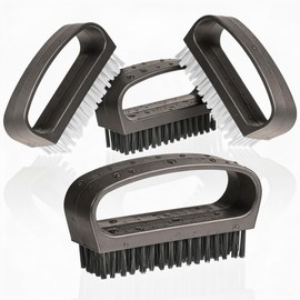 Hausfelder Hand Brush, Set of 4, Black and White