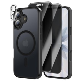 Funda Magnética Iphone Protectores Pantalla Privacidad Fotos Protector Cámara Fotográfica Compatible Magsafe Grado Militar Prueba Golpes Translúcido