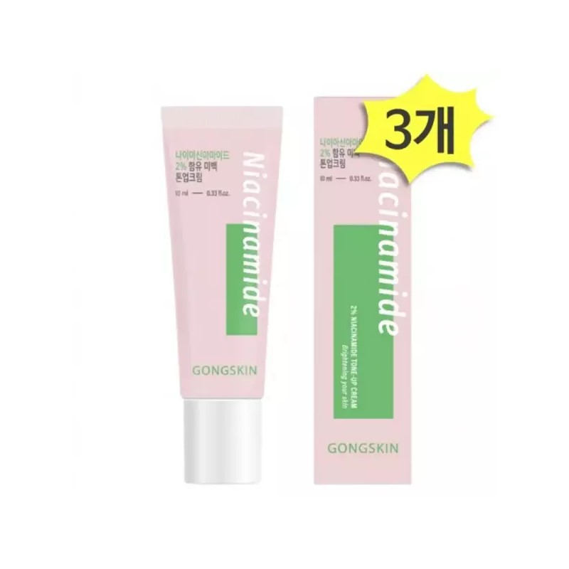 Sue&SelmaMarket4 Partnership 나이아신아마이드 공스킨 여행용 미백 톤업크림 10ml x 3개