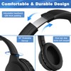 MOXKING 19.5Ft / 6M Extra Long Cord Headphones for TV