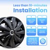 Alpena Action Vehicle Wheel Covers, Premium European-Made Rim Covers with