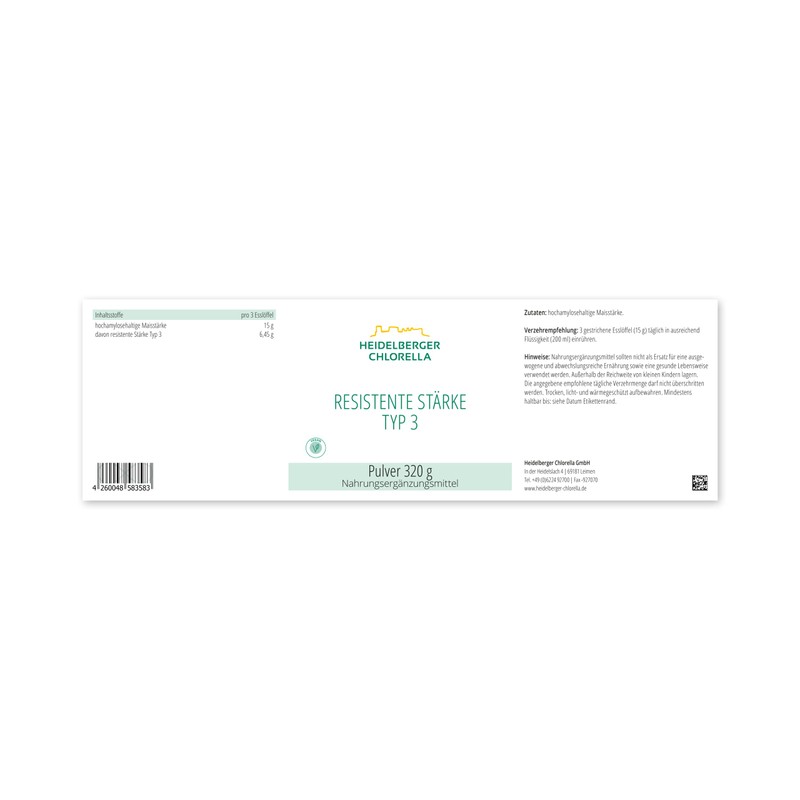 Heidelberger Chlorella Resistant Strength Type 3 Powder, High-Quality Food Source