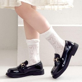 BEHELE Toddler Baby Girl Lace Mesh Crew Socks, Princess Mary Jane Dress Socks, 10 Pairs (US, Age, 1 Year, 3 Years, Style5)