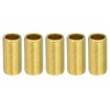 PATIKIL 5pcs M10 Thin Threaded Lamp Pipe 20mm Threaded Hollow