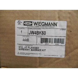 Wiegmann NEW IN BOX JW4BK60   NEMA 12 WIEGMANN 4 X 4 X 60 FLANGED WIREWAY BARRIER KIT