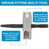 337PCS SAE & Metric Grease Fitting Replacement Kit 1/4" 1/8"