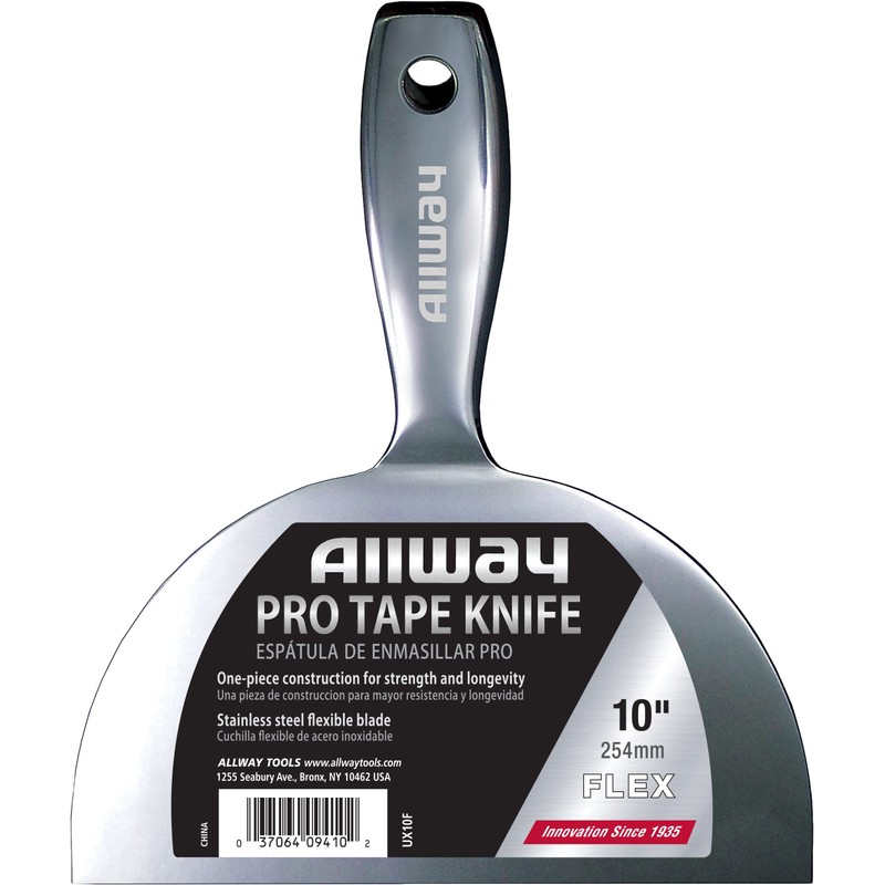 ALLWAY UX10F Premium One-Piece Flex Stainless Steel Joint Knife, 10"