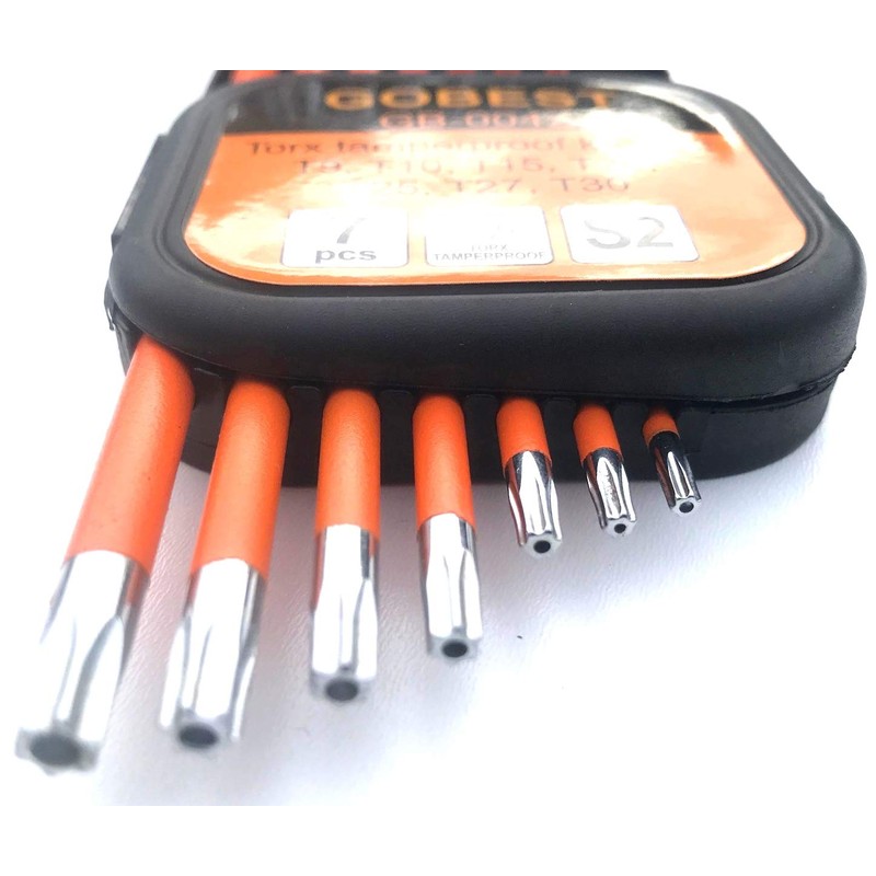 GOBEST Short torx Security Tamper Proof Key Set 7 pcs