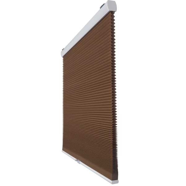HTTMT Coffee Privacy Light Filtering Cordless Cellular Shades Window Blind