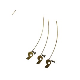 Antique Clock Parts - Ratchet Clicks Wire Springs & Rivets Click - - 6 Units- Replacement Parts - Clock Making Parts