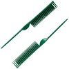 CocoBlack Naturals Peine de peinado de 3 filas para desenredar,