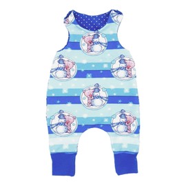SCHNEEMANN blau Strampler Winter (92)