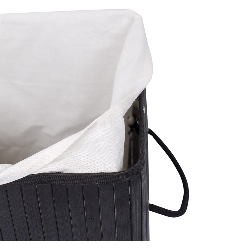 BIRDROCK HOME Square Laundry Hamper with Lid and Cloth Liner,