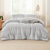 Bedsure King Comforter Set - 4 Pieces Pinch Pleat Bed