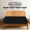 Funky Gadgets Double Fitted Sheet Black Deep Pocket 12 Inch