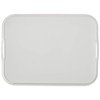 Hutzler Melamine Serving Tray with Handles, 20" x 15", White